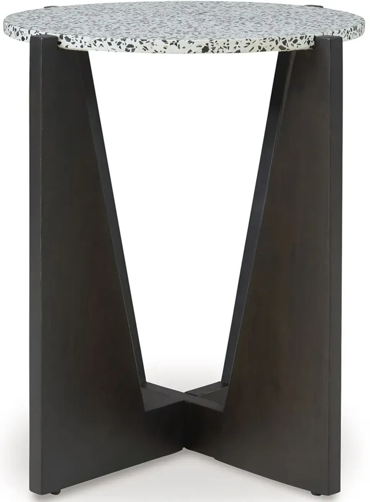 Tellrich - Accent Table - Black / White