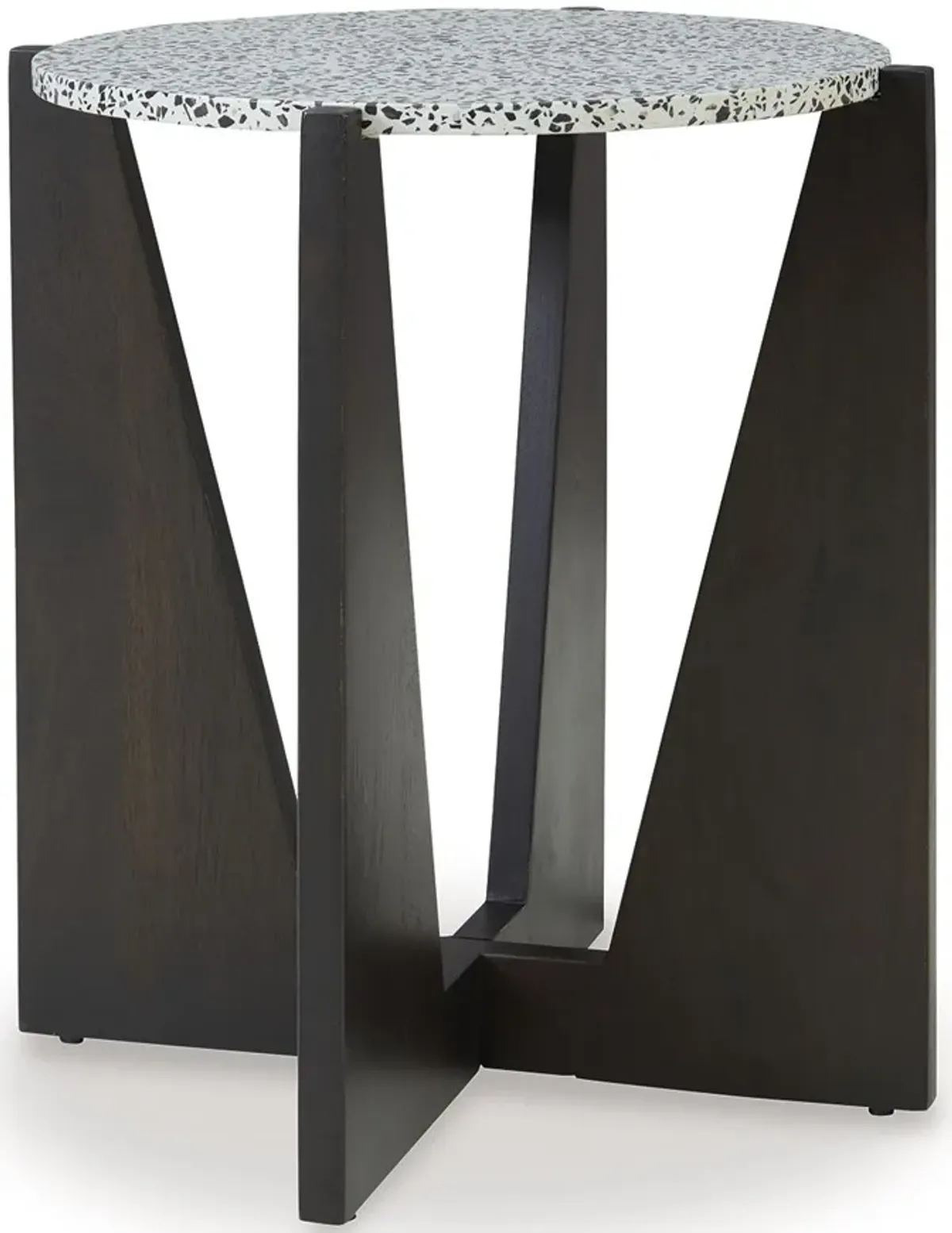 Tellrich - Accent Table - Black / White