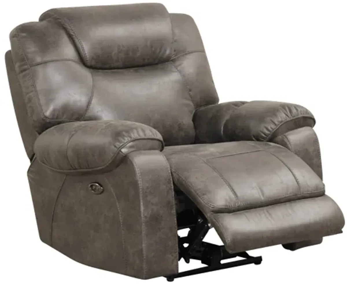 3 Piece Living Room Set: Power Reclining Sofa, Power Reclining Chair, Stationary Loveseat