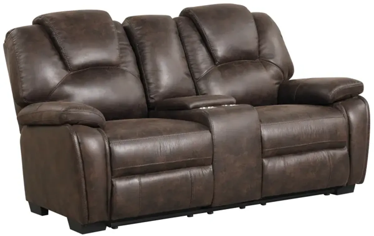 3 Piece Living Room Set: Power Reclining Sofa, Power Reclining Chair, Stationary Loveseat