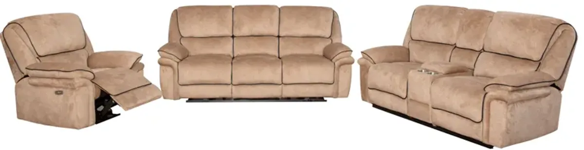 3 PIECE POWER RECLINING LIVING ROOM SET