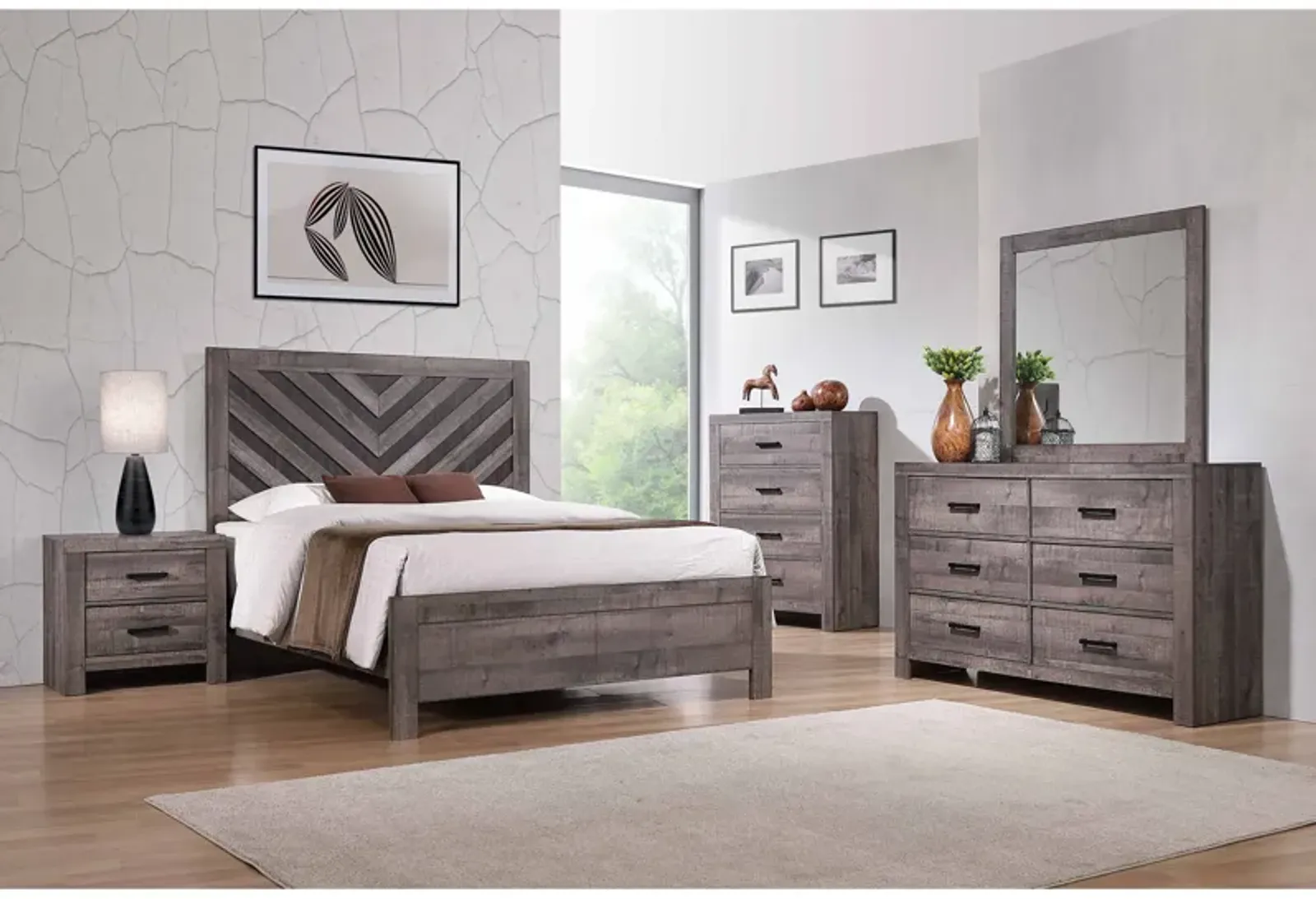 6 PIECE KING BEDROOM SET