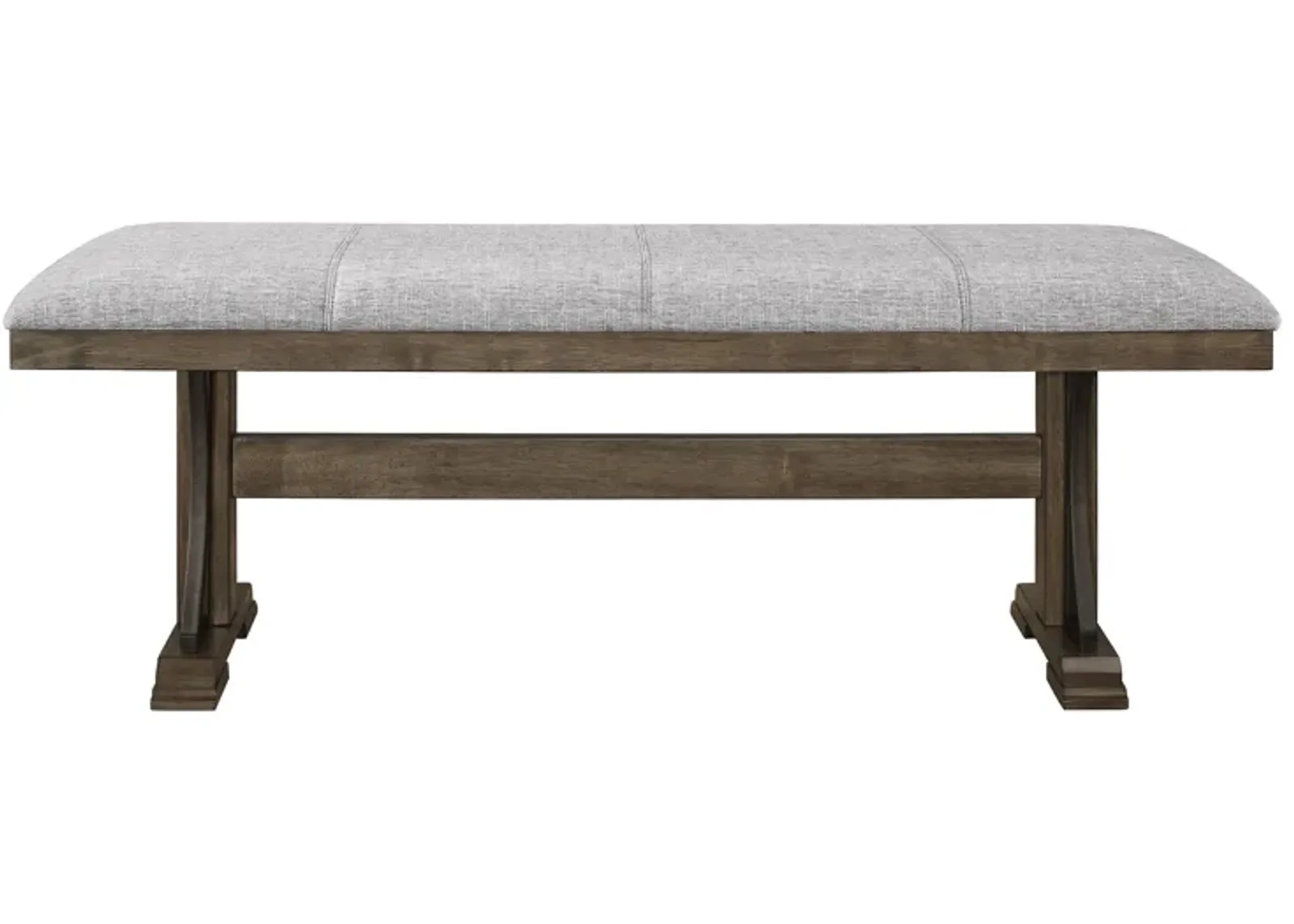 Ember - Bench - Gray & Walnut