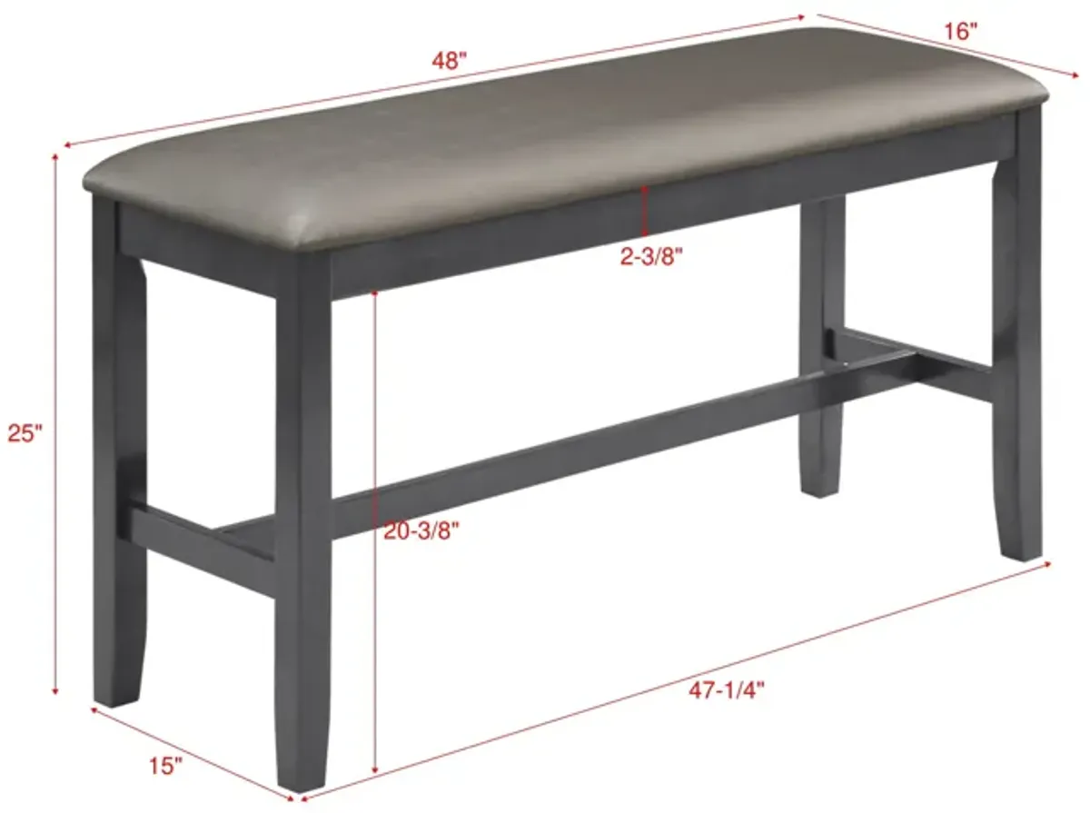 Bankston - Bench - Gray