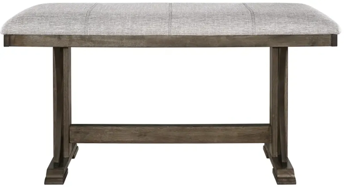 Quincy - Counter Height Bench - Brown