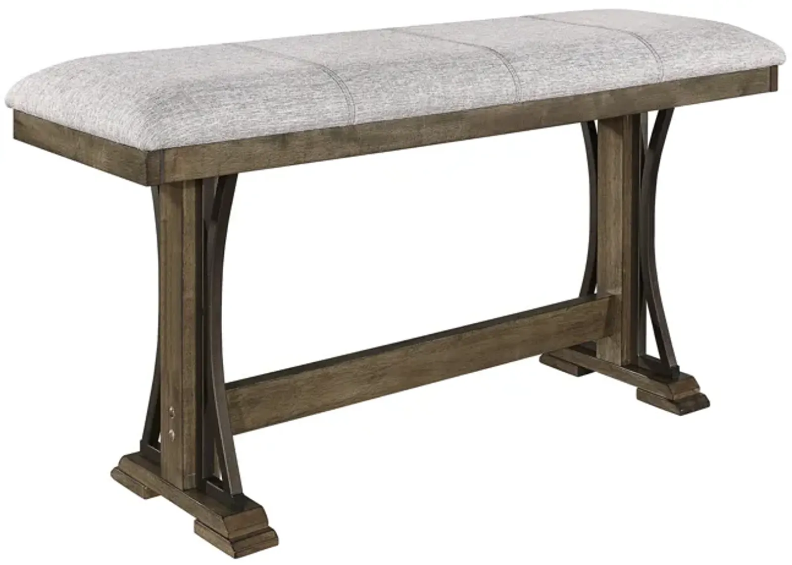 Quincy - Counter Height Bench - Brown