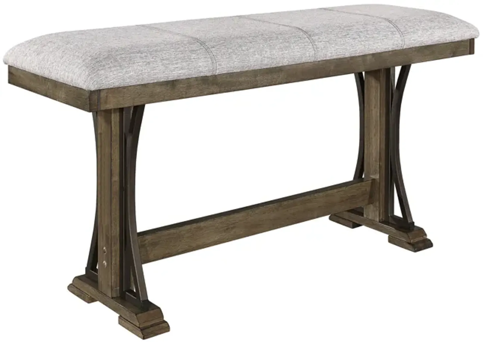 Quincy - Counter Height Bench - Brown