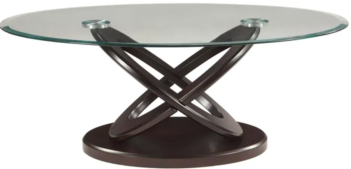 Cyclone - Coffee Table Base - Brown