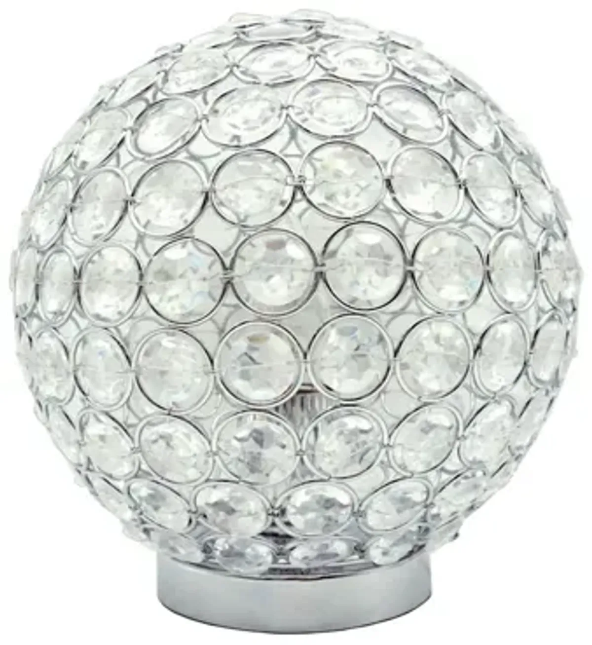 Crystal Globe - Table Lamp - Gray