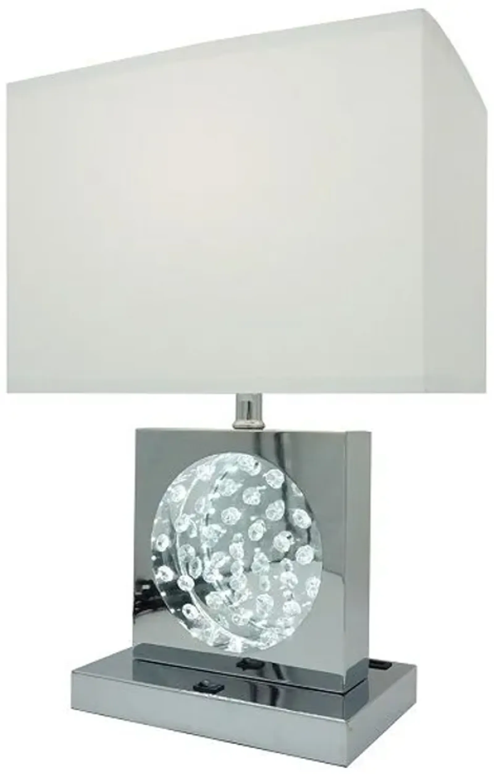 Table Lamp - Metal - Chrome