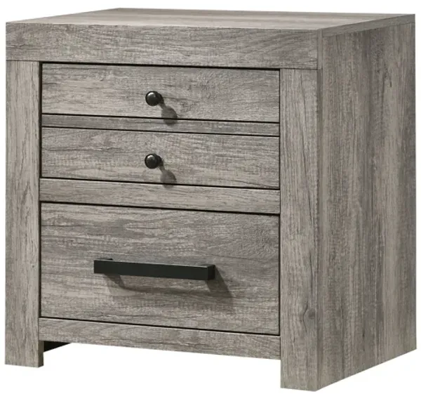 Tundra - Nightstand - Gray