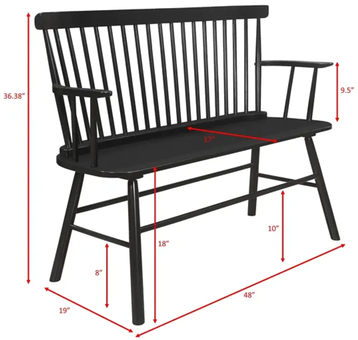 Jerimiah - Spindleback Bench