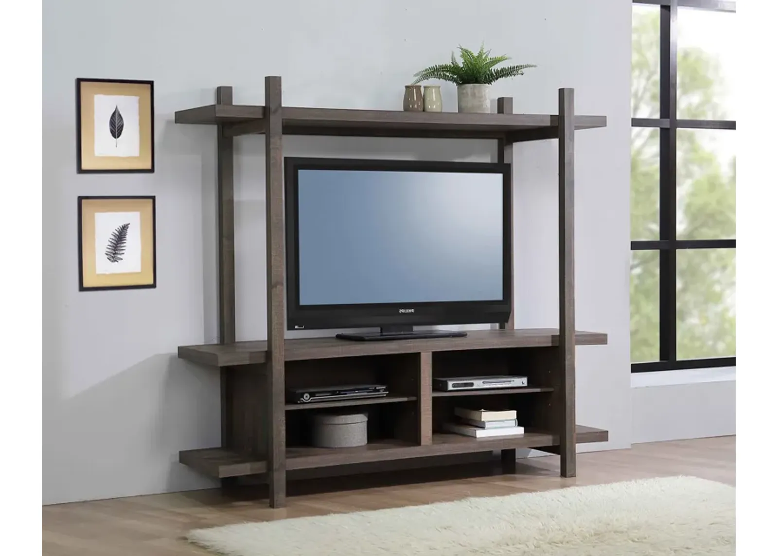 Tacoma - Entertainment Center - Brown