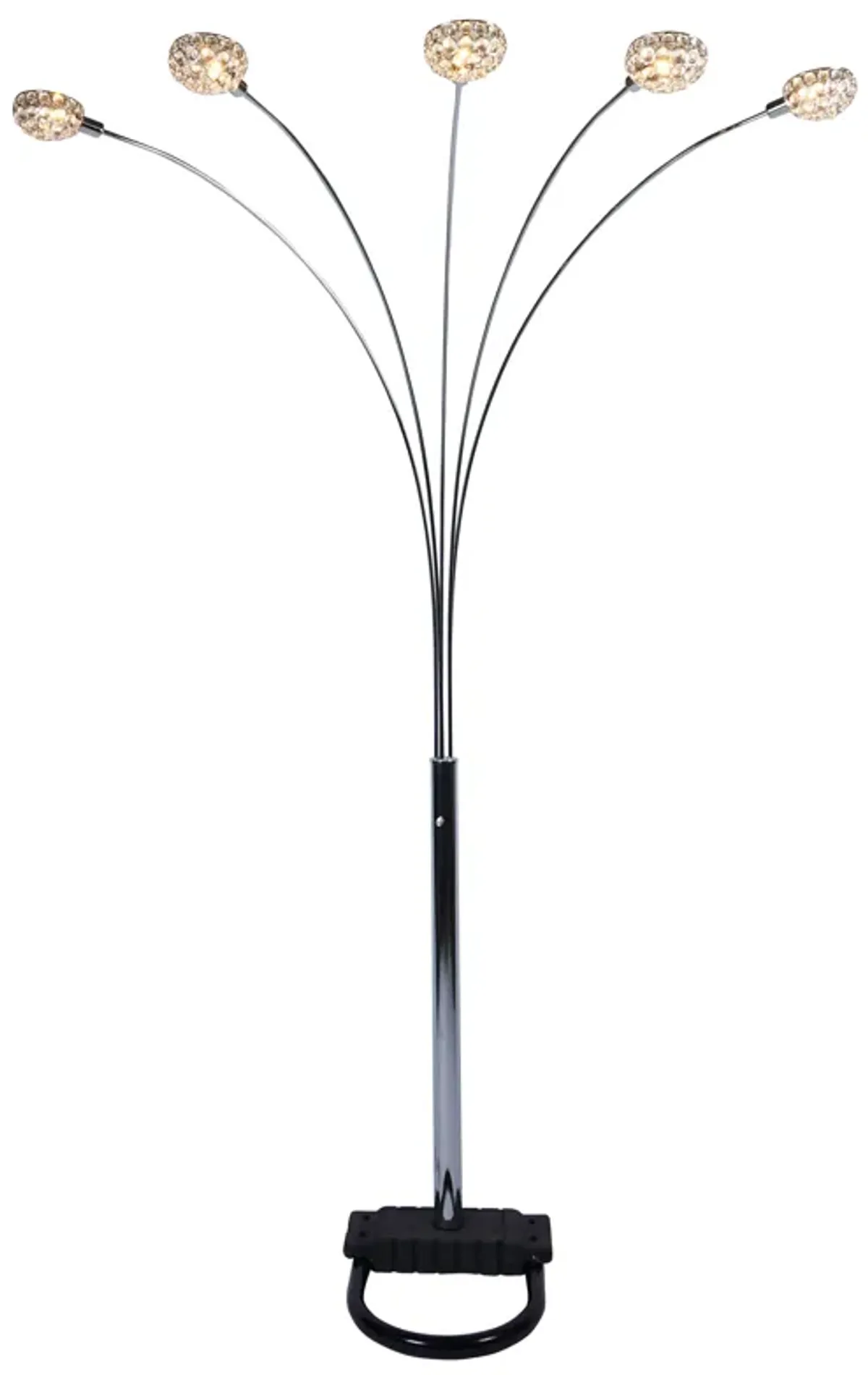 Half Moon Floor Lamp - Black