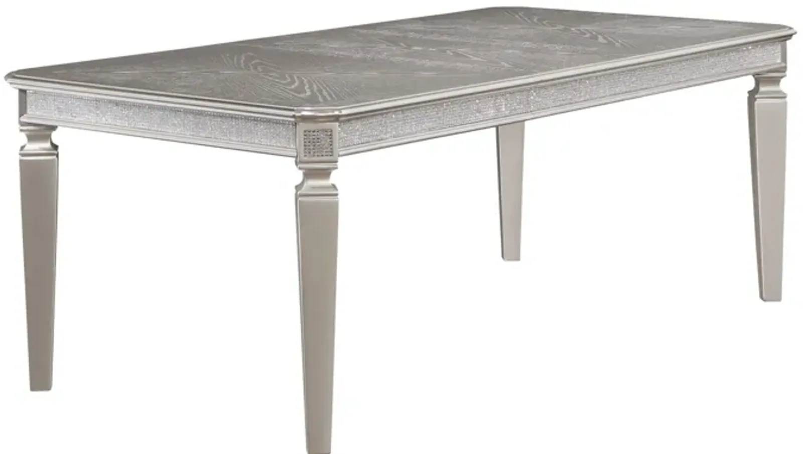 Klina - Dining Table (1 X 18 Leaf) - Silver