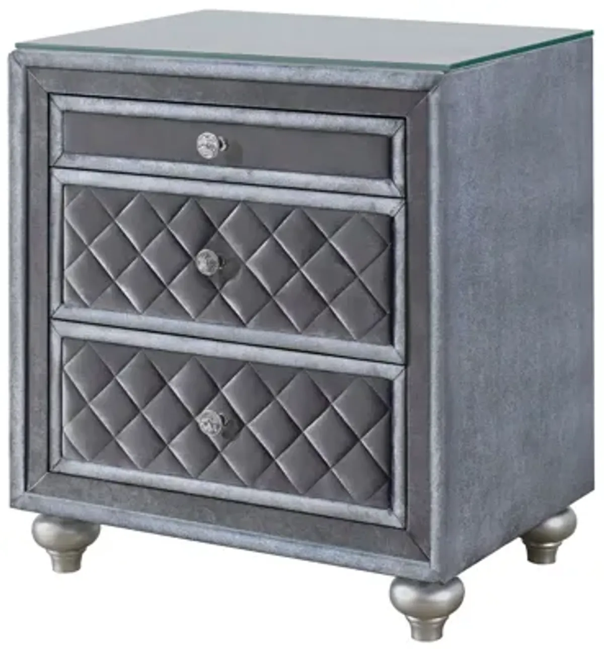 Cameo - Nightstand - Gray