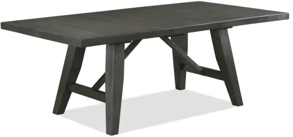 Rufus - Dining Table (1 X 18 Leaf) - Black