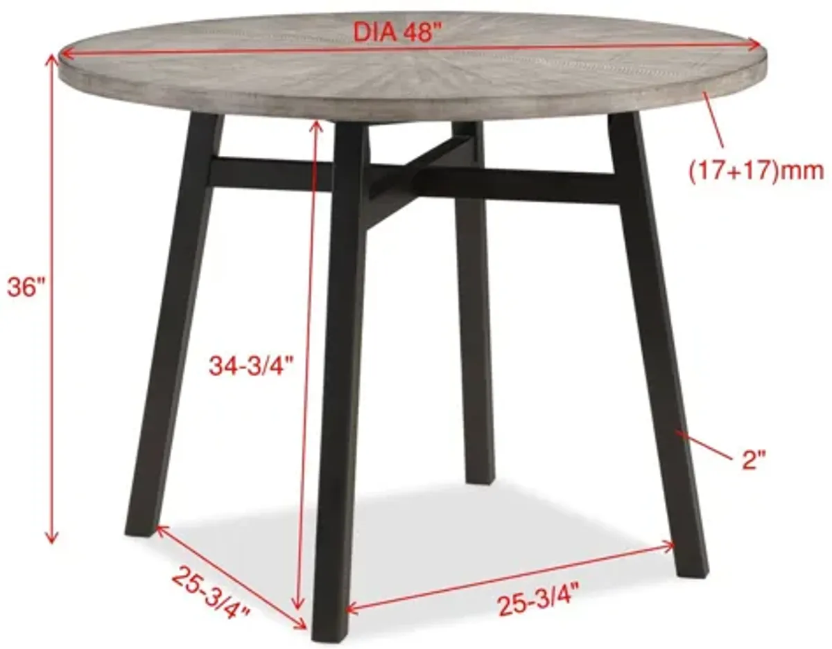 Mathis - Counter Height Table - Black