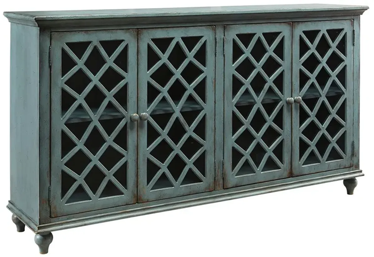 Mirimyn - Antique Teal - Accent Cabinet - Vintage Finish