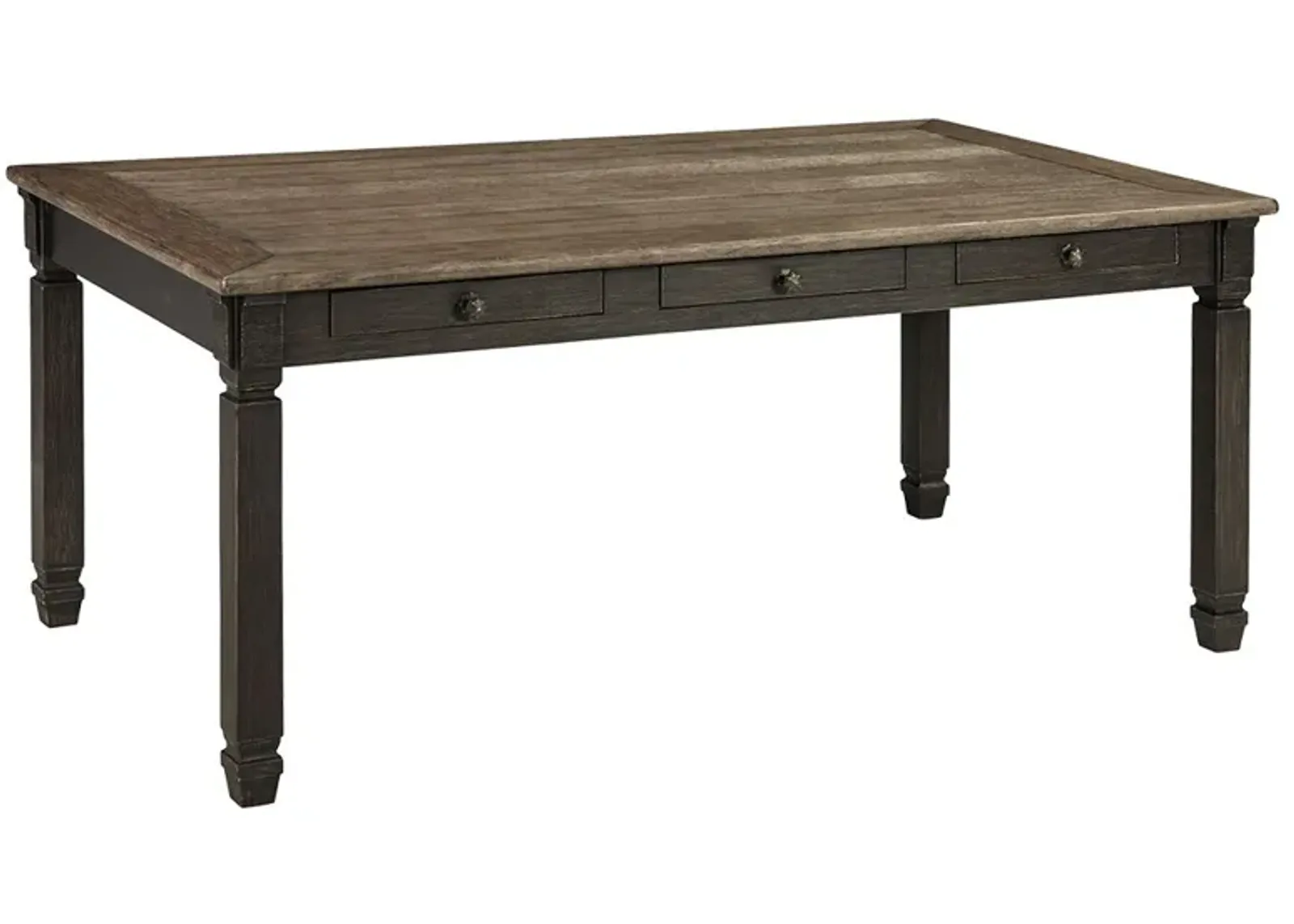 Tyler - Black / Gray - Rectangular Dining Room Table