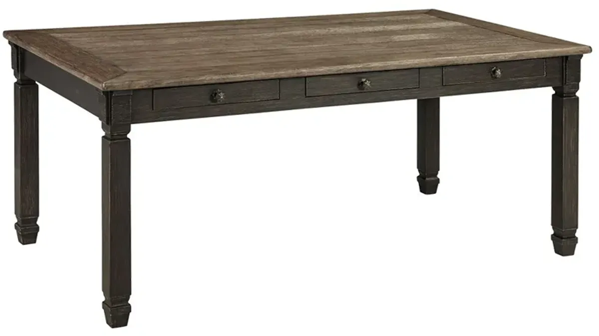 Tyler - Black / Gray - Rectangular Dining Room Table