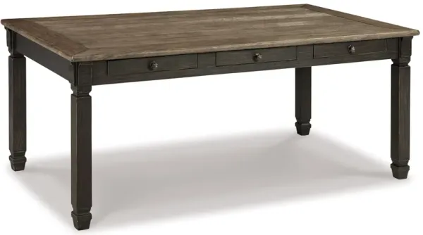 Tyler Creek - Rectangular Dining Room Table - Black / Gray