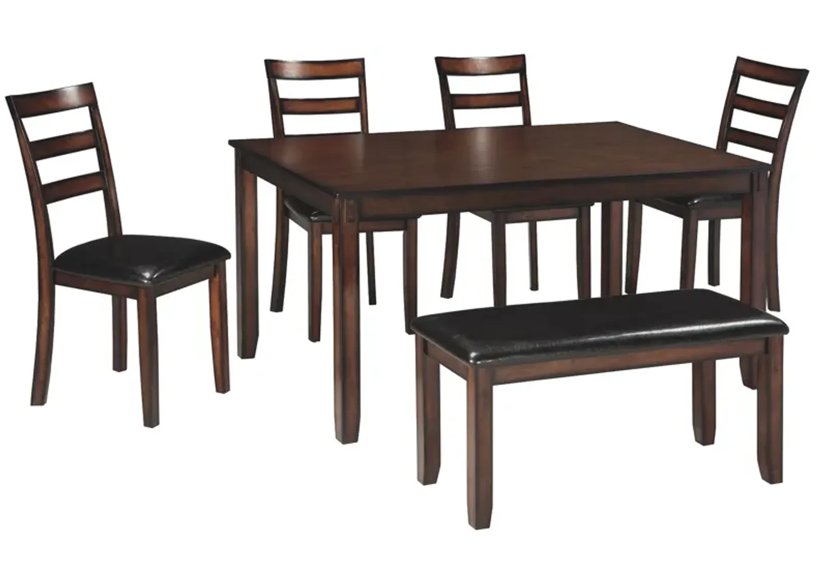 Coviar - Brown - Dining Room Table Set (Set of 6)