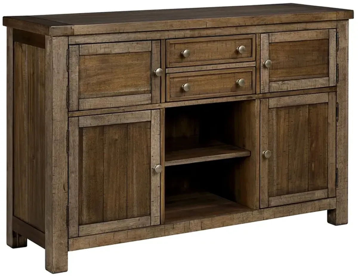 Moriville - Grayish Brown - Dining Room Server