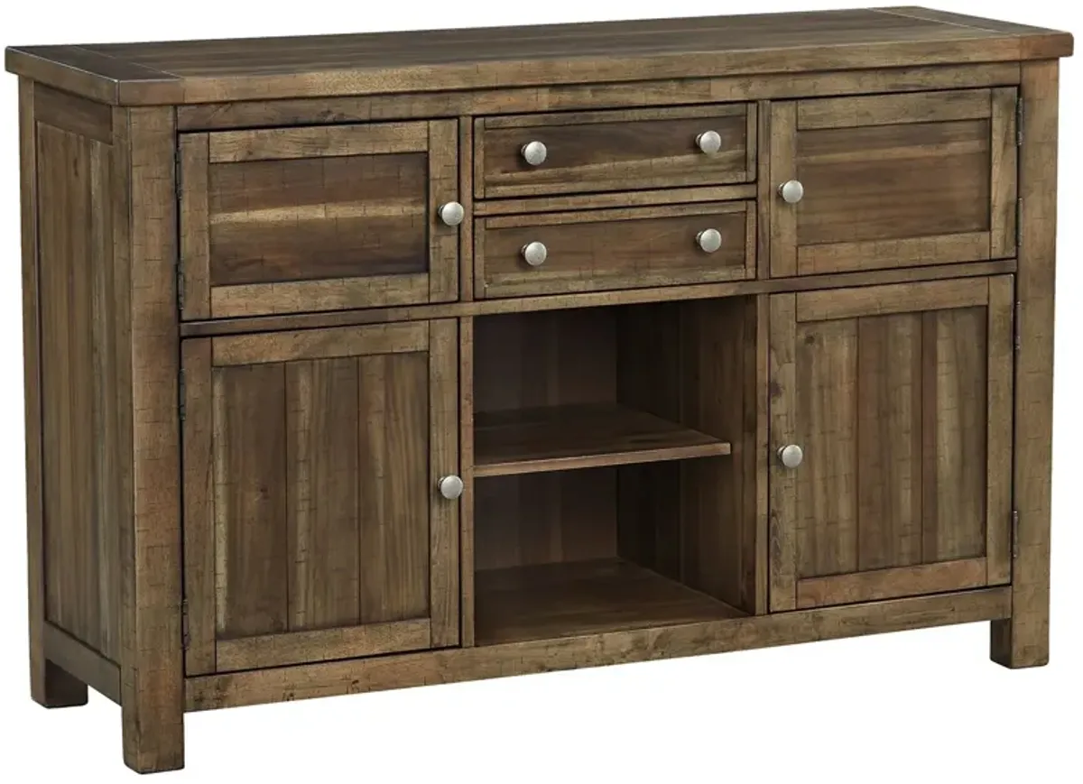 Moriville - Grayish Brown - Dining Room Server