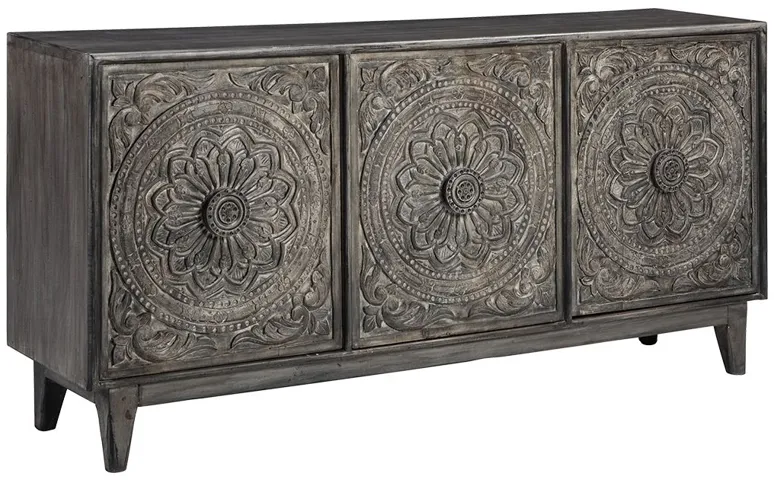 Fair - Dark Brown - Accent Cabinet