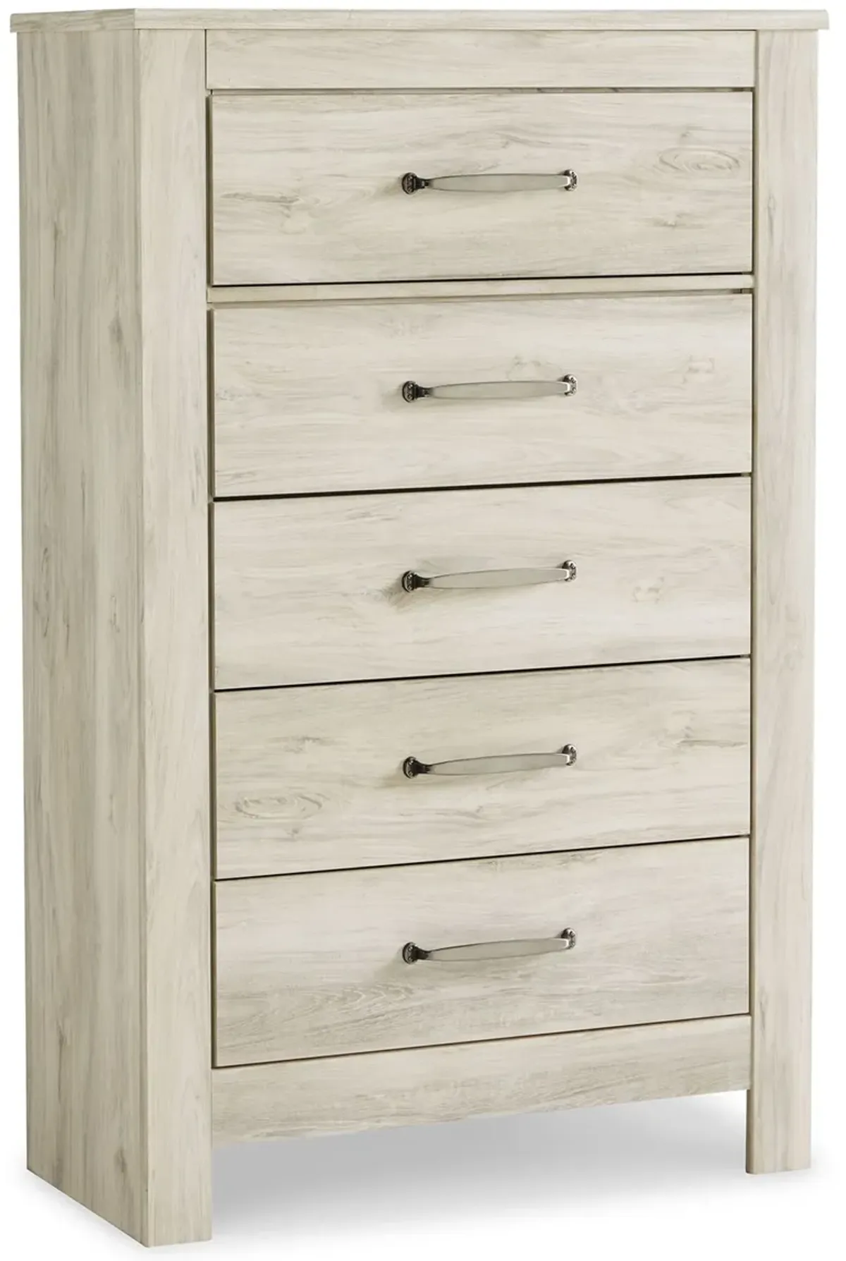 Bellaby - Five Drawer Chest - Whitewash