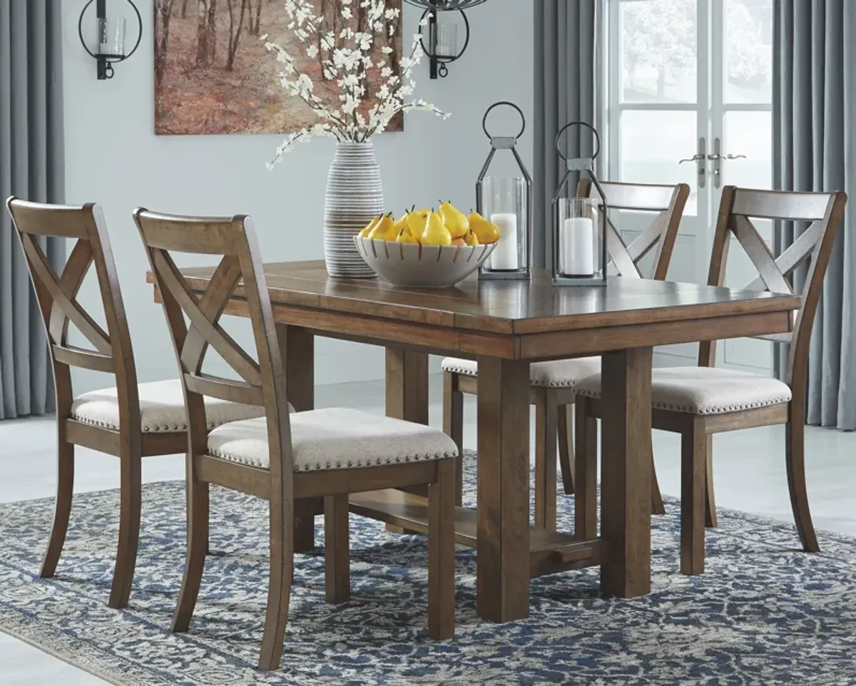 Moriville - Grayish Brown - Rectangular Dining Room Extension Table