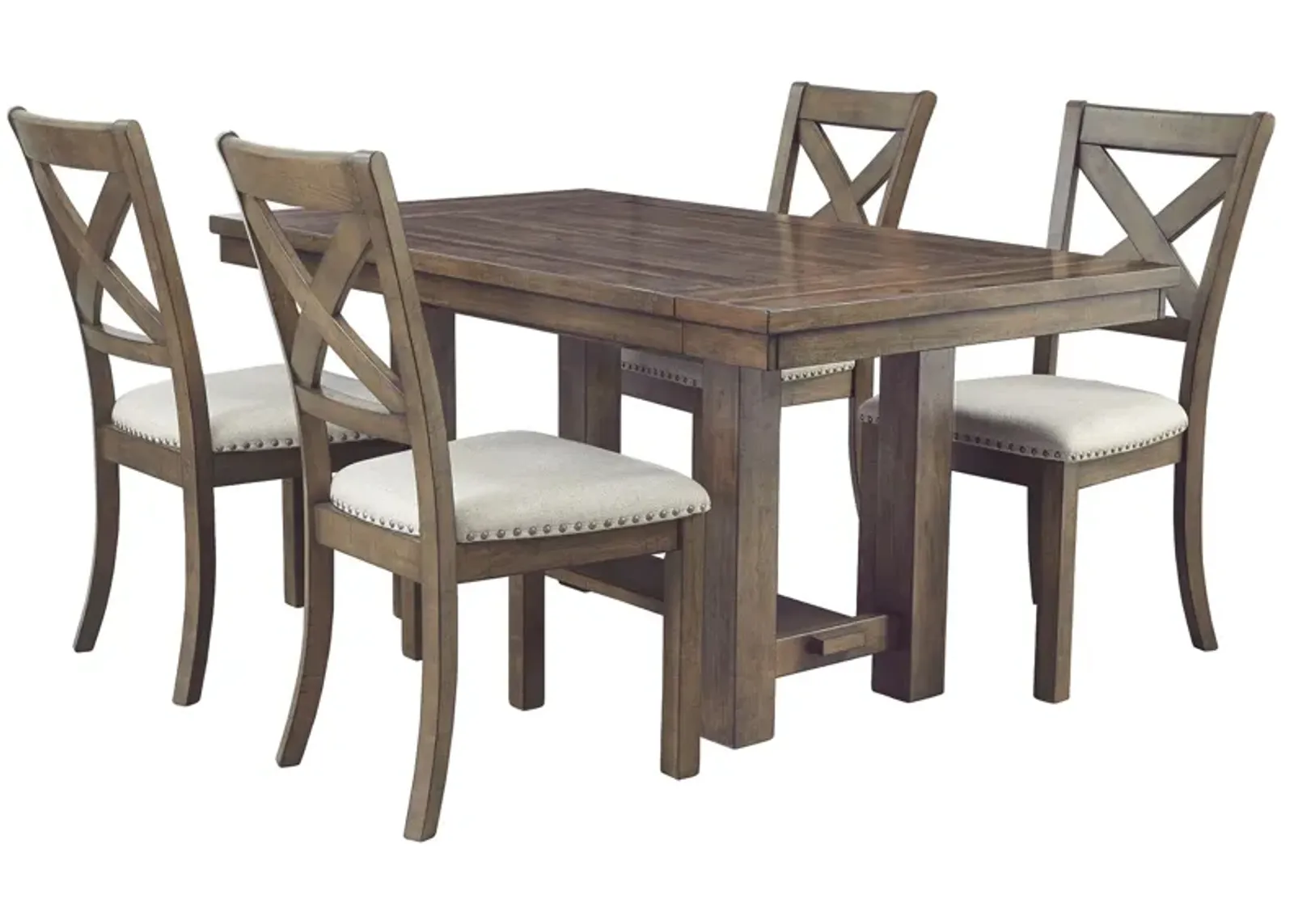 Moriville - Grayish Brown - Rectangular Dining Room Extension Table