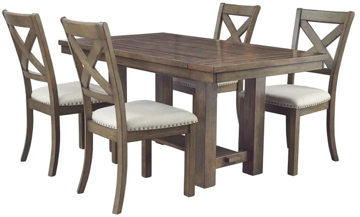 Moriville - Grayish Brown - Rectangular Dining Room Extension Table