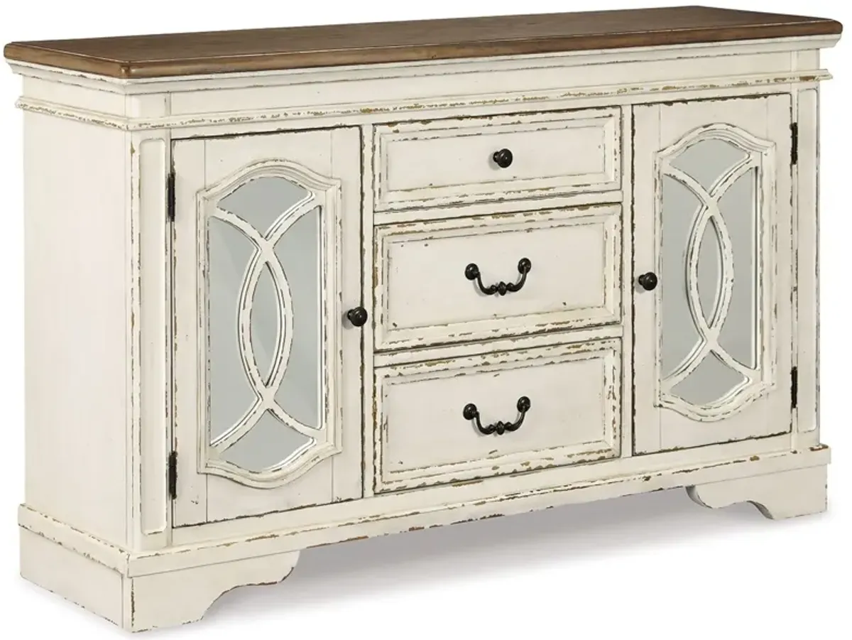 Realyn - Dining Room Server - Chipped White