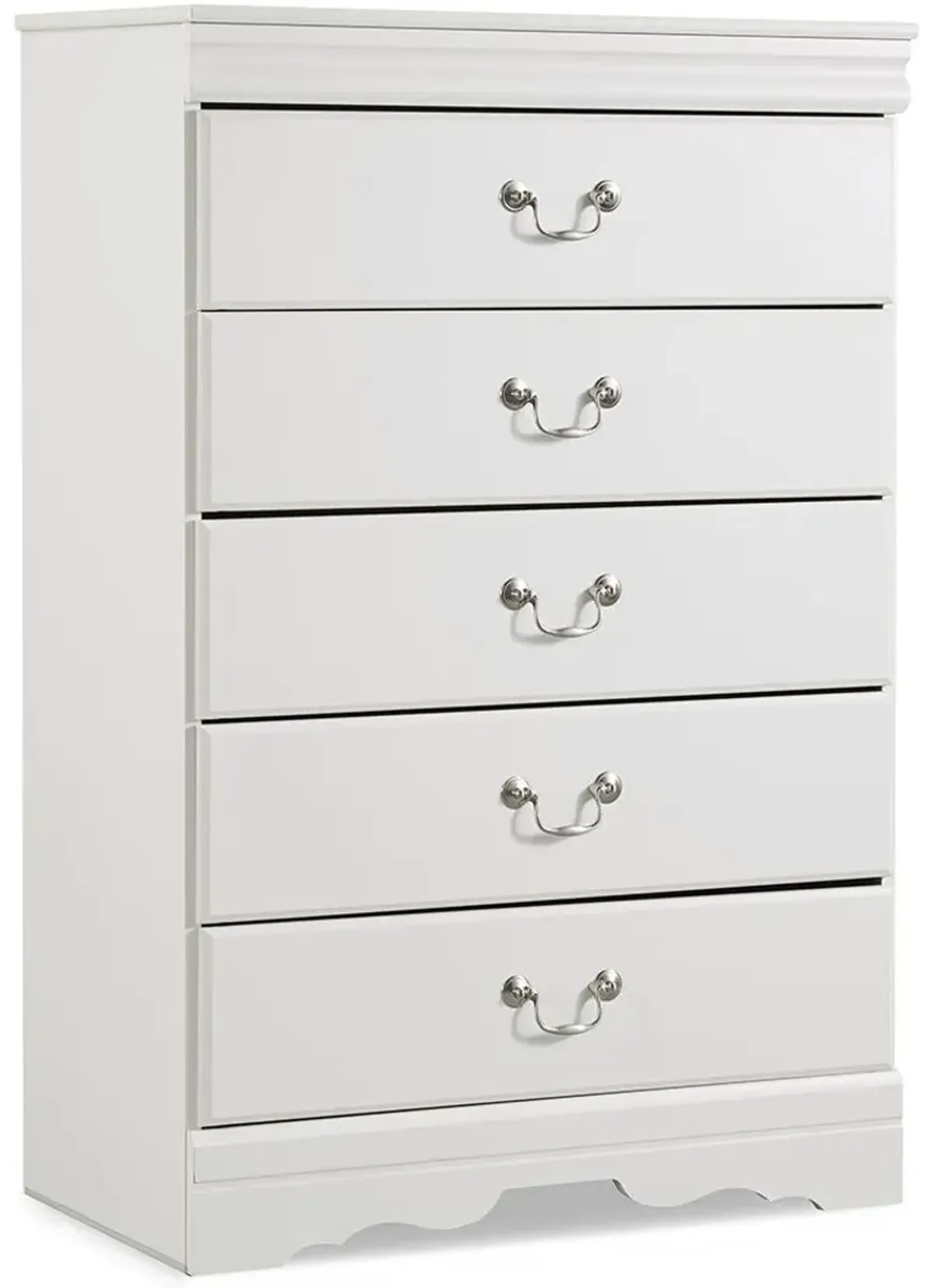 Anarasia - White - Five Drawer Chest