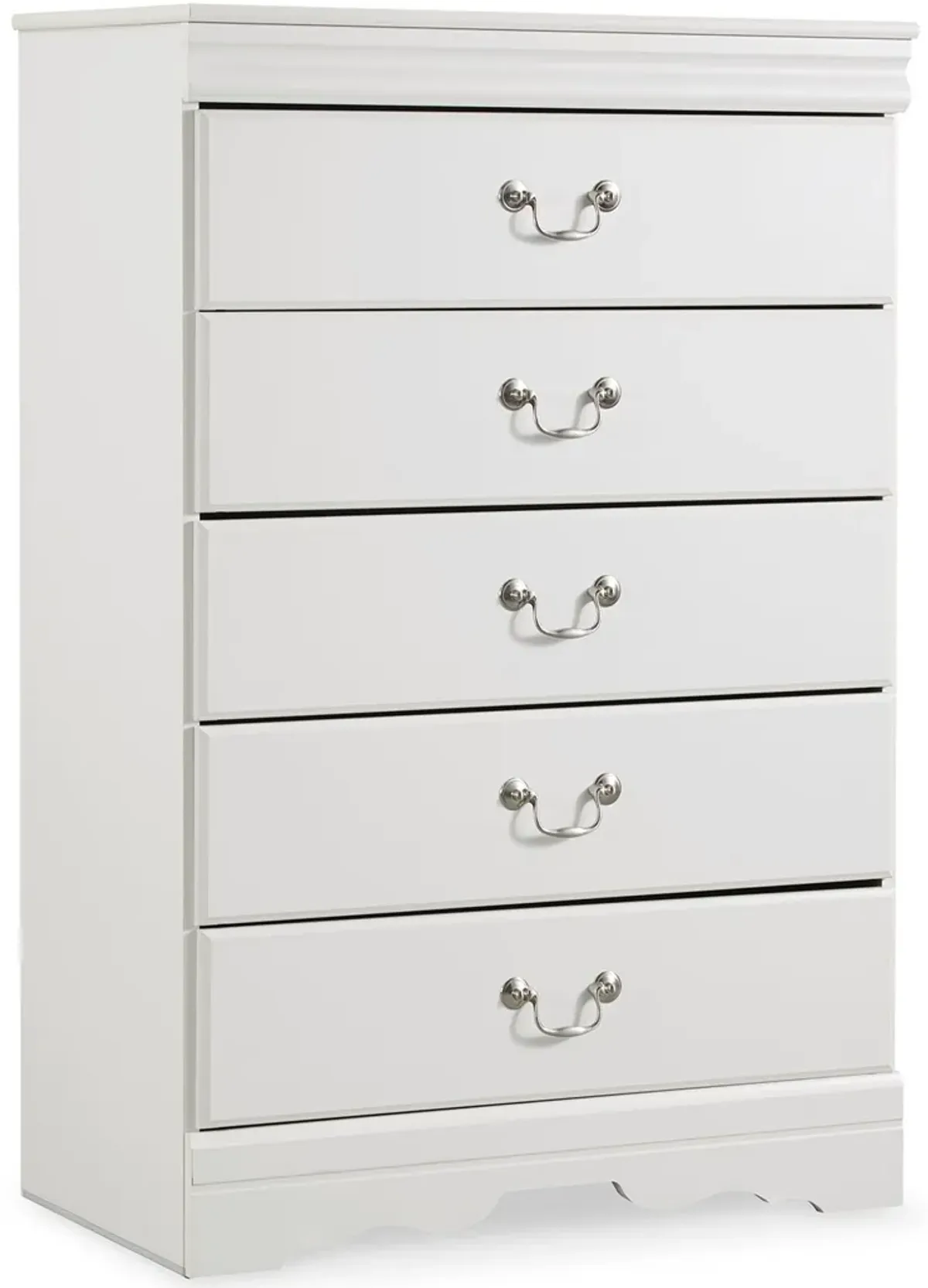 Anarasia - White - Five Drawer Chest