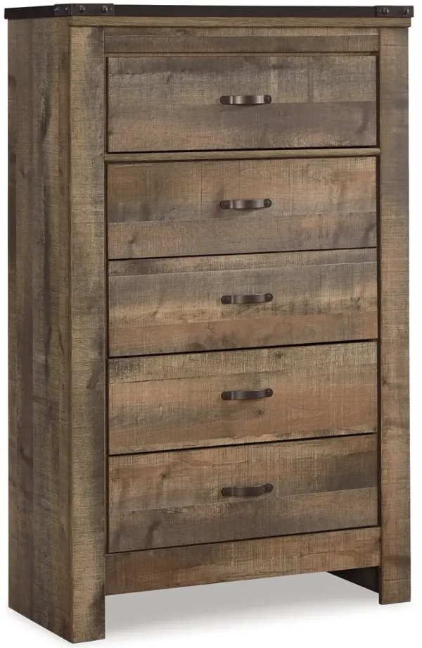 Trinell - Five Drawer Chest - Brown