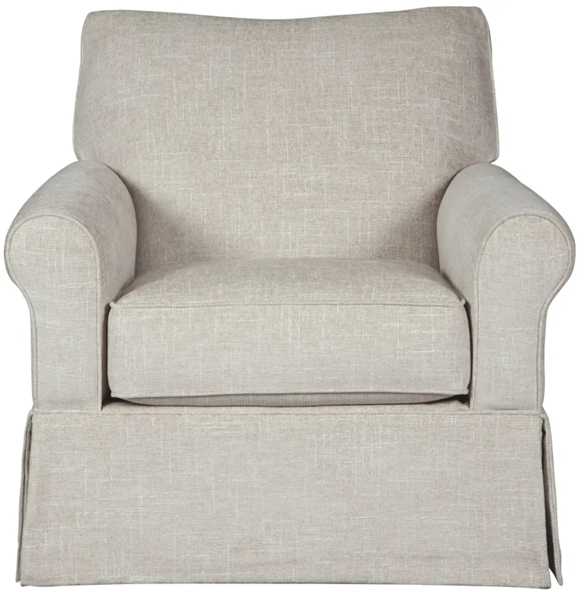 Searcy - Swivel Glider Accent Chair - Quartz
