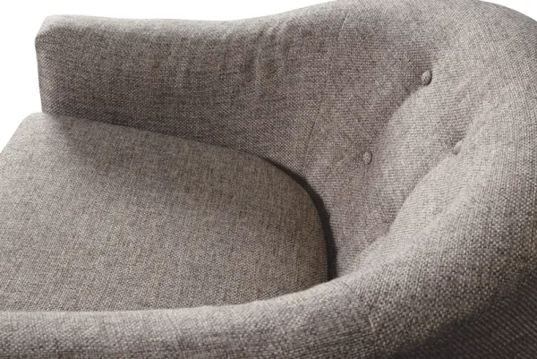Upshur - Swivel Glider Accent Chair - Taupe