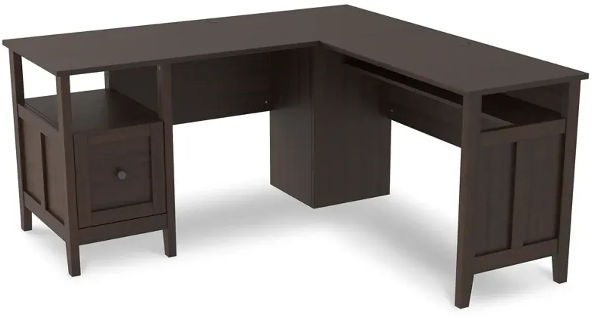 Camiburg - Warm Brown - Home Office Desk