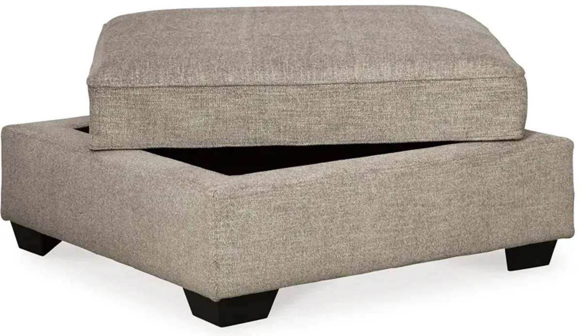 Bovarian - Stone - Ottoman With Storage