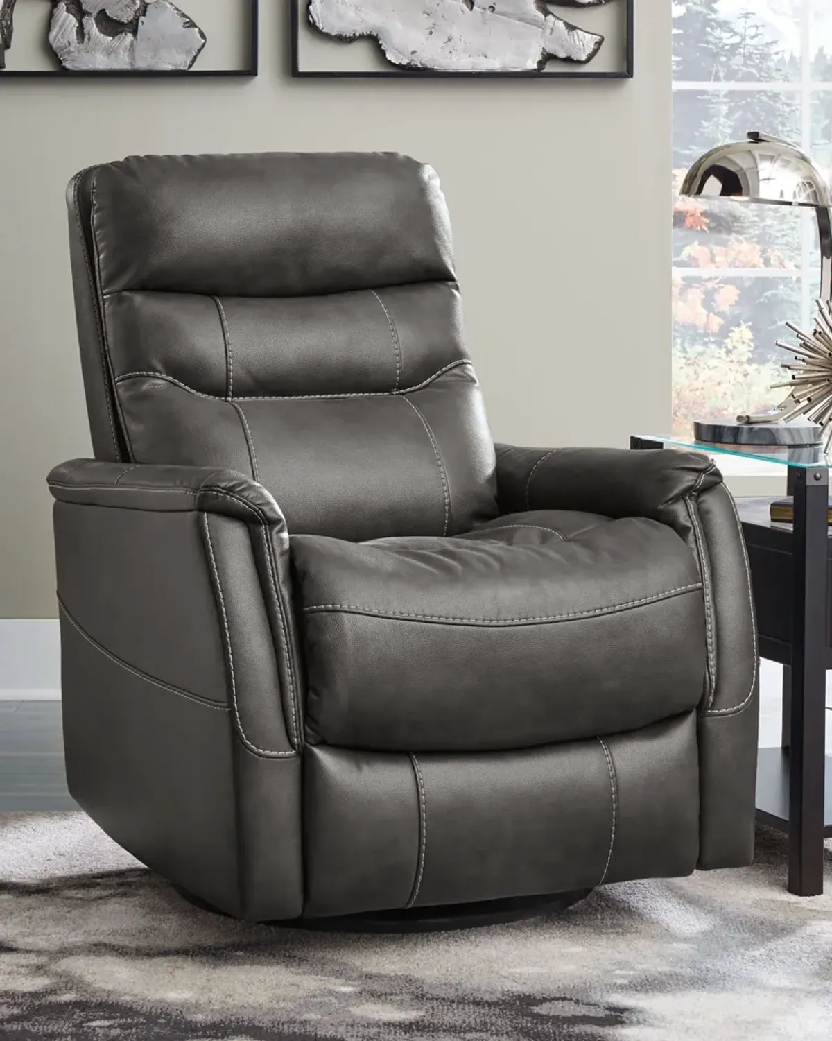 Riptyme - Quarry - Swivel Glider Recliner