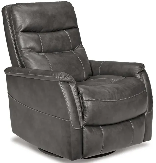 Riptyme - Swivel Glider Recliner - Quarry
