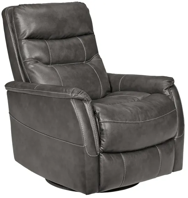 Riptyme - Swivel Glider Recliner - Quarry