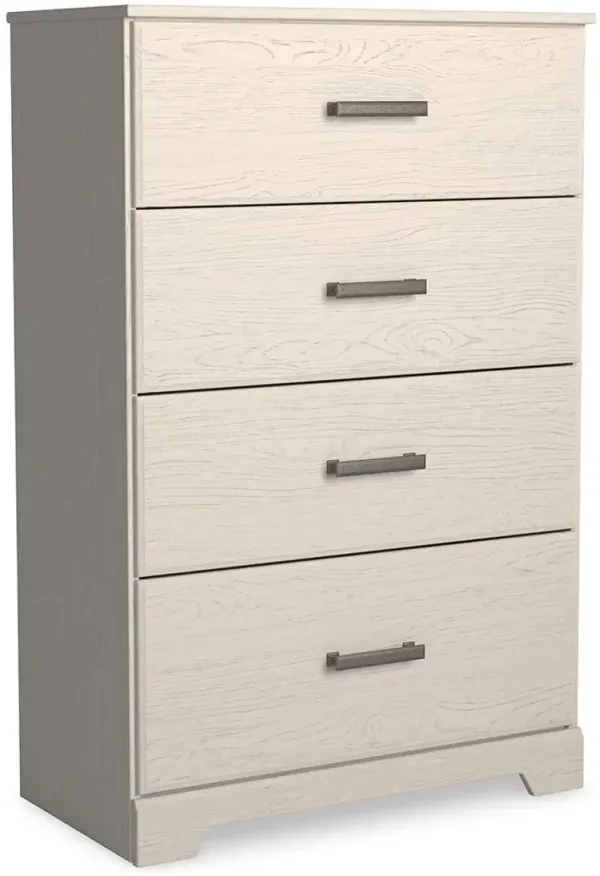 Stelsie - Four Drawer Chest - White