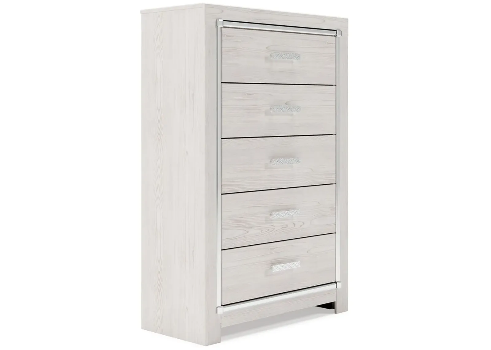 Altyra - White - Five Drawer Chest