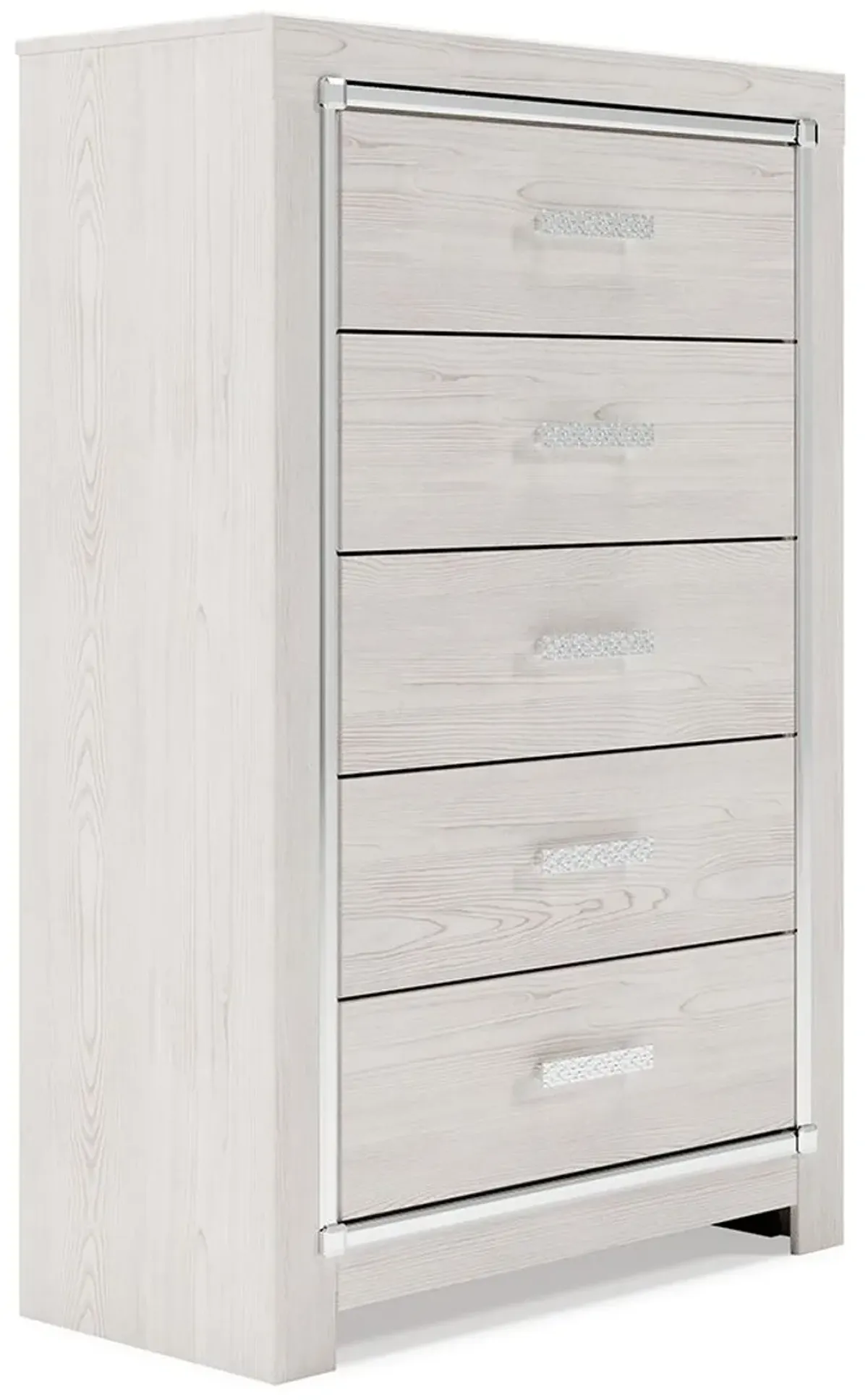 Altyra - Five Drawer Chest - White