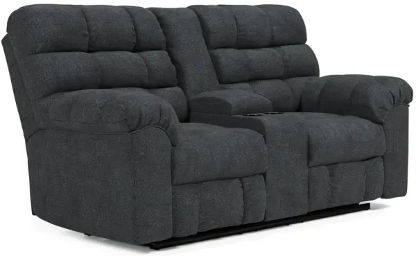 Wilhurst - Marine - Double Rec Loveseat W/Console