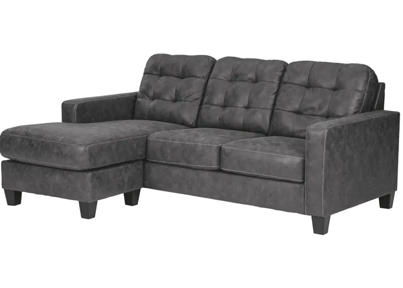 Venaldi - Gunmetal - Sofa Chaise Queen Sleeper